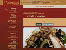 Tablet Screenshot of christophersaneighborhoodplace.com